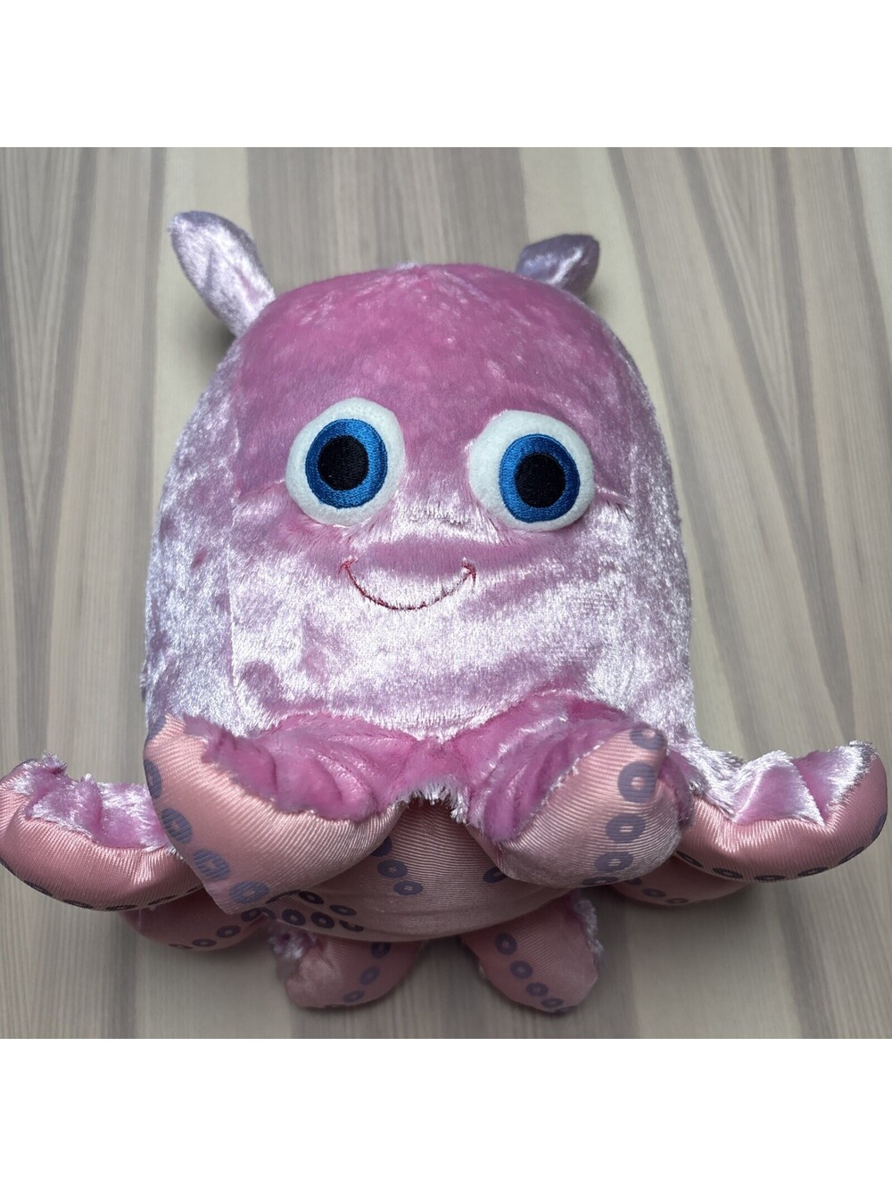 Disney Store Finding Nemo SOFT PINK PEARL OCTOPUS 9" Plush STUFFED ANIMAL Toy